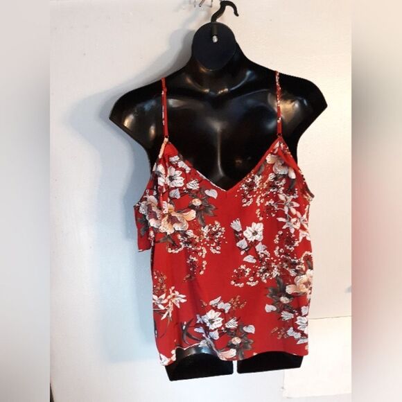 Shein spaghetti strap flutter sleeve blouse - Picture 4 of 5